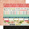 Carta Bella Paper - Moments and Memories Collection - 12 x 12 Double Sided Paper - Border Strip