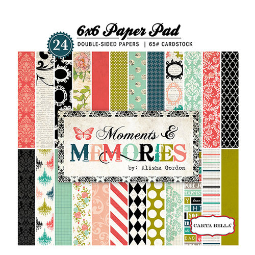 Carta Bella Paper - Moments and Memories Collection - 6 x 6 Paper Pad