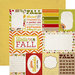 Carta Bella Paper - A Perfect Autumn Collection - 12 x 12 Double Sided Paper - Journaling Cards