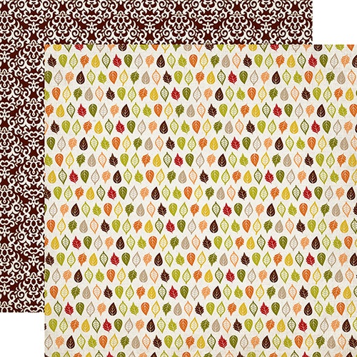 Carta Bella Paper - A Perfect Autumn Collection - 12 x 12 Double Sided Paper - Crisp Days
