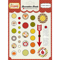 Carta Bella Paper - A Perfect Autumn Collection - Decorative Brads