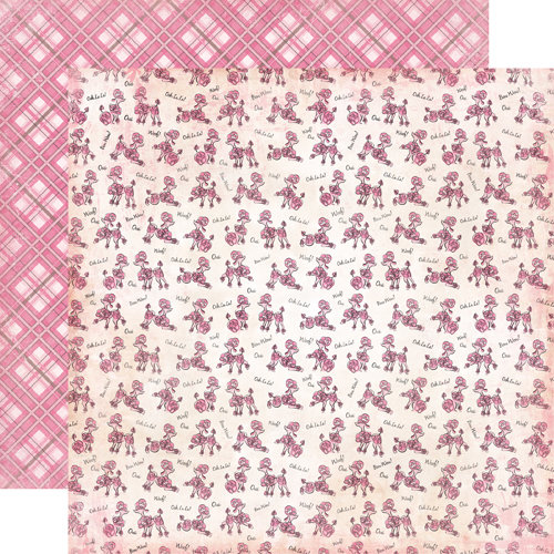 Carta Bella Paper - Paris Girl Collection - 12 x 12 Double Sided Paper - Parisian Poodles