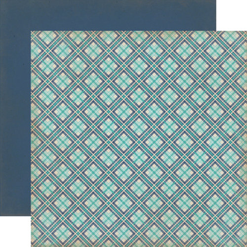 Carta Bella Paper - Rough and Tumble Collection - 12 x 12 Double Sided Paper - Playful Plaid