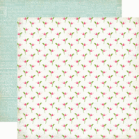 Carta Bella Paper - Sew Lovely Collection - 12 x 12 Double Sided Paper - Lovely Floral