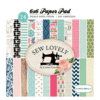 Carta Bella Paper - Sew Lovely Collection - 6 x 6 Paper Pad