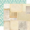 Carta Bella Paper - So Noted Collection - 12 x 12 Double Sided Paper - Script and Scribbles