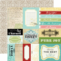 Carta Bella Paper - So Noted Collection - 12 x 12 Double Sided Paper - Note Cards