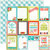 Carta Bella Paper - Summer Lovin Collection - 12 x 12 Double Sided Paper - Lazy Day