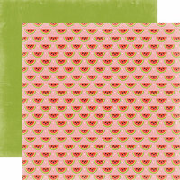 Carta Bella Paper - Summer Lovin Collection - 12 x 12 Double Sided Paper - Watermelon