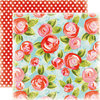 Carta Bella Paper - Summer Lovin Collection - 12 x 12 Double Sided Paper - Summer Floral