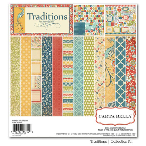 Carta Bella Paper - Traditions Collection - 12 x 12 Collection Kit