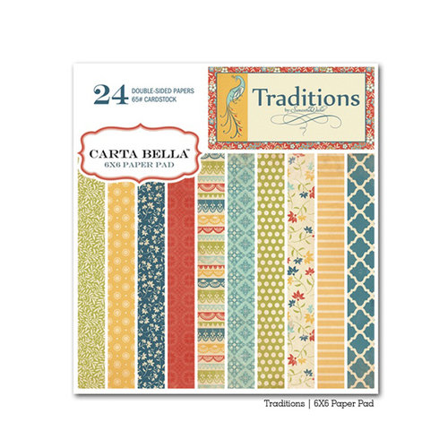 Carta Bella Paper - Traditions Collection - 6 x 6 Paper Pad