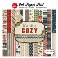 Carta Bella Paper - Warm and Cozy Collection - Christmas - 6 x 6 Paper Pad