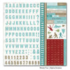 Carta Bella Paper - Winter Fun Collection - 12 x 12 Cardstock Stickers - Alphabet