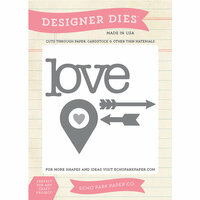 Carta Bella Paper - Words of Love Collection - Designer Dies - Love