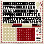 Carta Bella Paper - Well Traveled Collection - 12 x 12 Cardstock Stickers - Alphabet Carta Bella Paper - Well Traveled Collection - 12 x 12 Cardstock Stickers - Alphabet