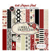 Carta Bella Paper - Well Traveled Collection - 6 x 6 Paper Pad