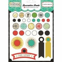 Carta Bella Paper - Yesterday Collection - Decorative Brads