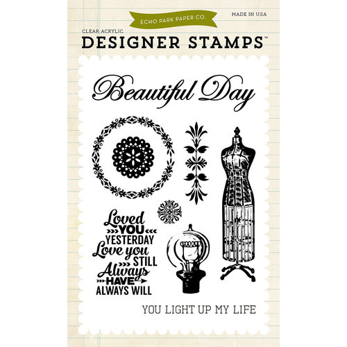 Carta Bella Paper - Yesterday Collection - Clear Acrylic Stamps