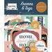 Carta Bella Paper - At Home Collection - Ephemera - Frames and Tags