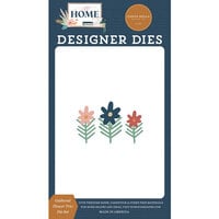 Carta Bella Paper - At Home Collection - Dies - Gathered Flower Trio