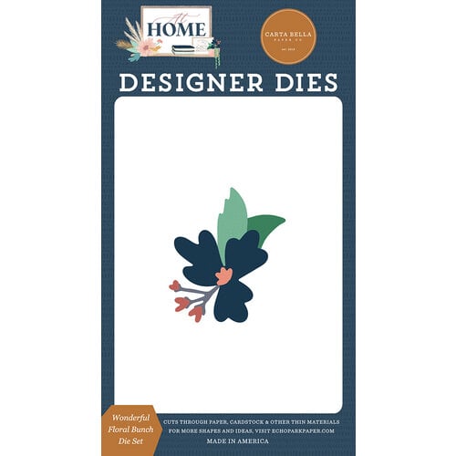 Carta Bella Paper - At Home Collection - Designer Dies - Wonderful Floral Bunch
