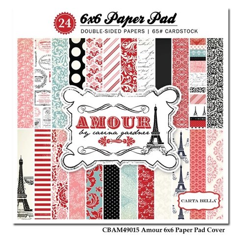 Carta Bella - Amour Collection - 6 x 6 Paper Pad