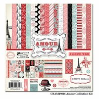 Carta Bella - Amour Collection - 12 x 12 Collection Kit