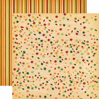 Carta Bella Paper - Autumn Collection - 12 x 12 Double Sided Paper - Falling Leaves