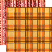 Carta Bella Paper - Autumn Collection - 12 x 12 Double Sided Paper - Autumn Flannel