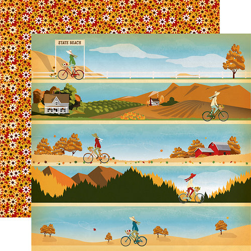 Carta Bella Paper - Autumn Collection - 12 x 12 Double Sided Paper - Autumn Stroll