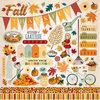 Carta Bella Paper - Autumn Collection - 12 x 12 Cardstock Stickers - Elements