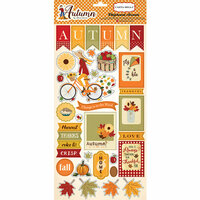 Carta Bella Paper - Autumn Collection - Chipboard Stickers