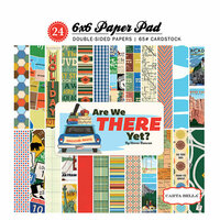 Carta Bella Paper - Are We There Yet Collection - 6 x 6 Paper Pad