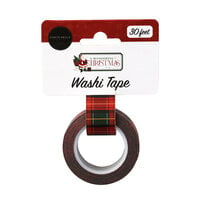 Carta Bella Paper - A Wonderful Christmas Collection - Washi Tape - Classic Christmas Plaid