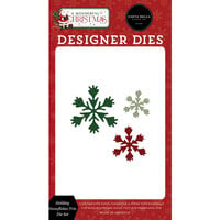 Carta Bella Paper - A Wonderful Christmas Collection - Designer Dies - Holiday Snowflakes Trio