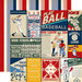 Carta Bella Paper - Baseball Collection - 12 x 12 Double Sided Paper - Multi Journaling Cards