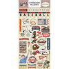 Carta Bella Paper - Baseball Collection - Chipboard Stickers - Accents