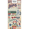 Carta Bella Paper - Baseball Collection - Chipboard Stickers - Phrases