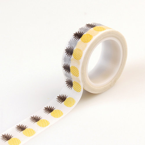 Carta Bella Paper - Beach Day Collection - Decorative Tape - Pineapple