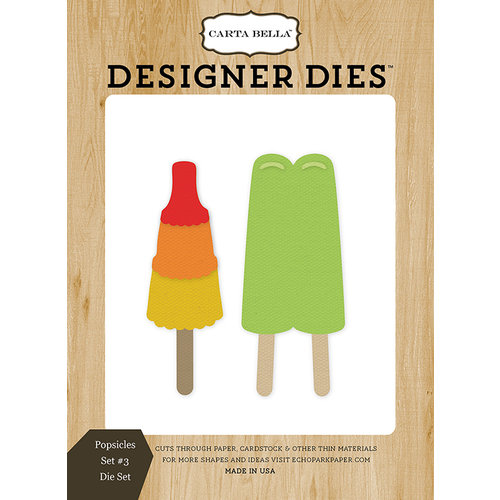 Carta Bella Paper - Beach Day Collection - Designer Dies - Popsicles 3