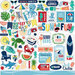 Carta Bella Paper - Beach Party Collection - 12 x 12 Cardstock Stickers - Elements
