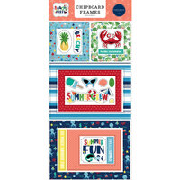 Carta Bella Paper - Beach Party Collection - Chipboard Embellishments - Frames