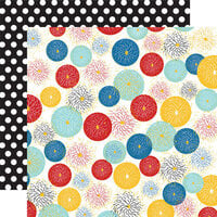 Carta Bella Paper - Believe in Magic Collection - 12 x 12 Double Sided Paper - Firework Show