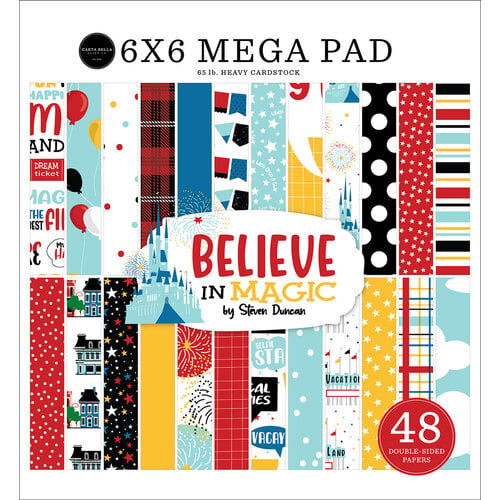 Carta Bella Paper - Believe in Magic Collection - 6 x 6 Mega Paper Pad