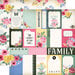 Carta Bella Paper - Bloom Collection - 12 x 12 Double Sided Paper - Multi Journaling Cards