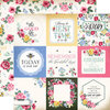 Carta Bella Paper - Bloom Collection - 12 x 12 Double Sided Paper - 4 x 4 Journaling Cards