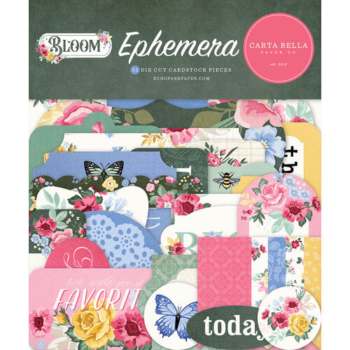 Carta Bella Paper - Bloom Collection - Ephemera
