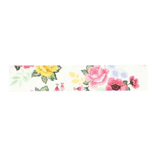Carta Bella Paper - Bloom Collection - Washi Tape - Little Things Floral In White