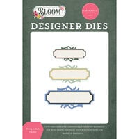 Carta Bella Paper - Bloom Collection - Designer Dies - Fancy Labels